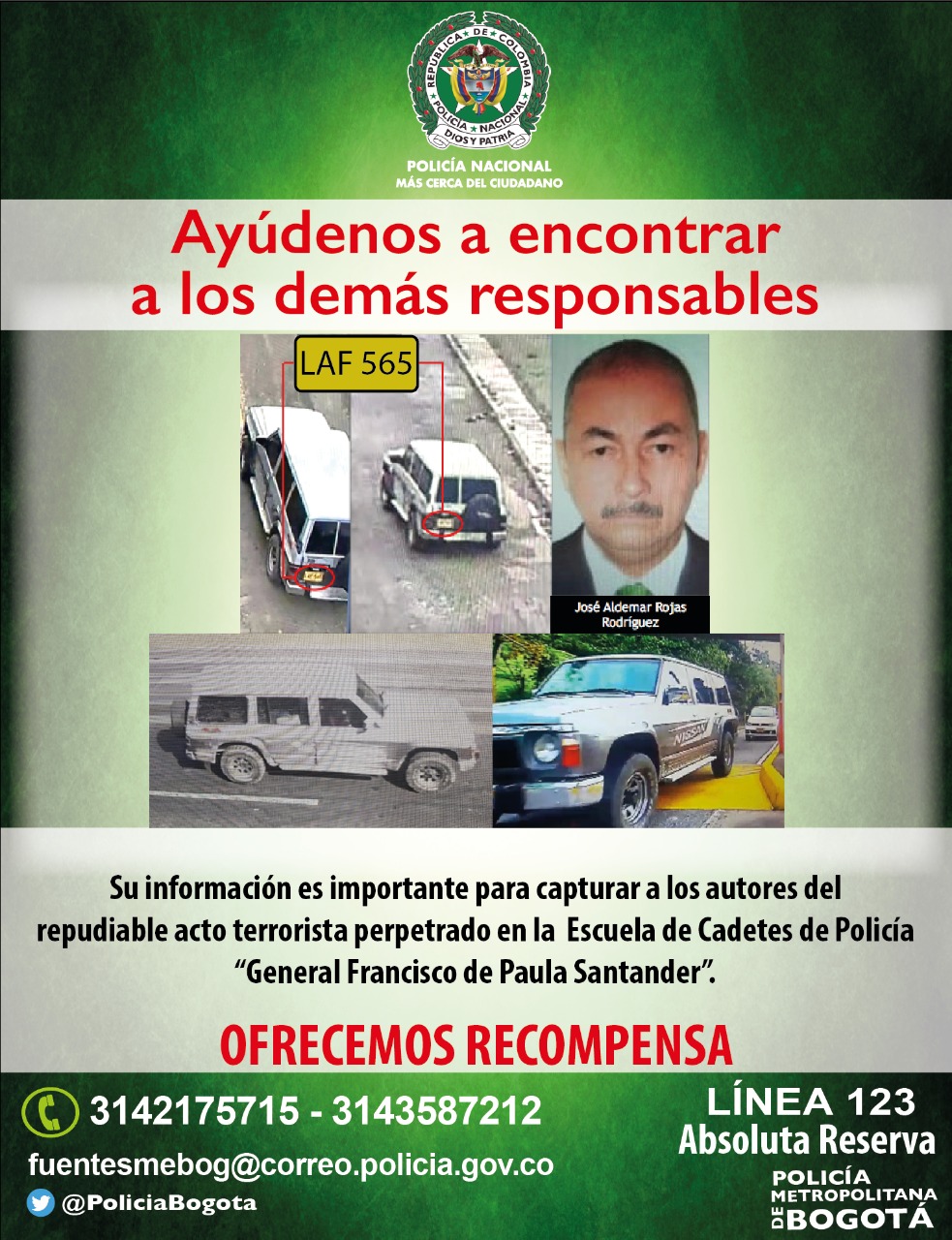 * * *Si quiere conocer más sobre lo que pasa en Bogotá, lo invitamos a seguir nuestra página en Facebook