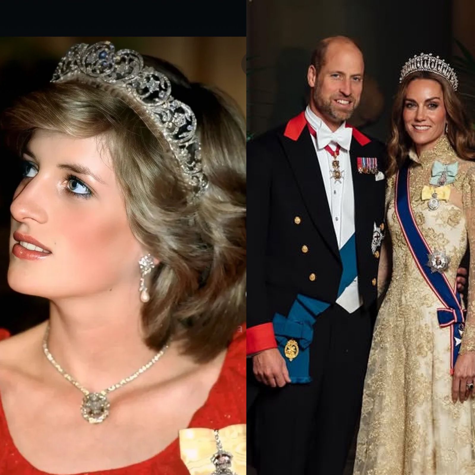 La historia de la tiara que devolvió Lady Di y usó Kate Middleton con los Trump