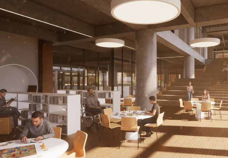 Render de la proyección de los nuevos edificios Multicampus Kennedy.