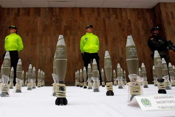 Hallan poderoso arsenal de bacrim y Farc en el Meta