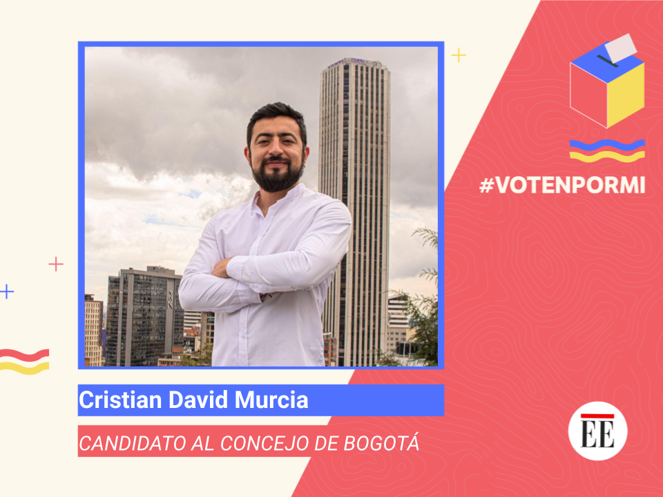 Cristian David Murcia, el candidato que le apuesta a la salud mental  #Votenpormí