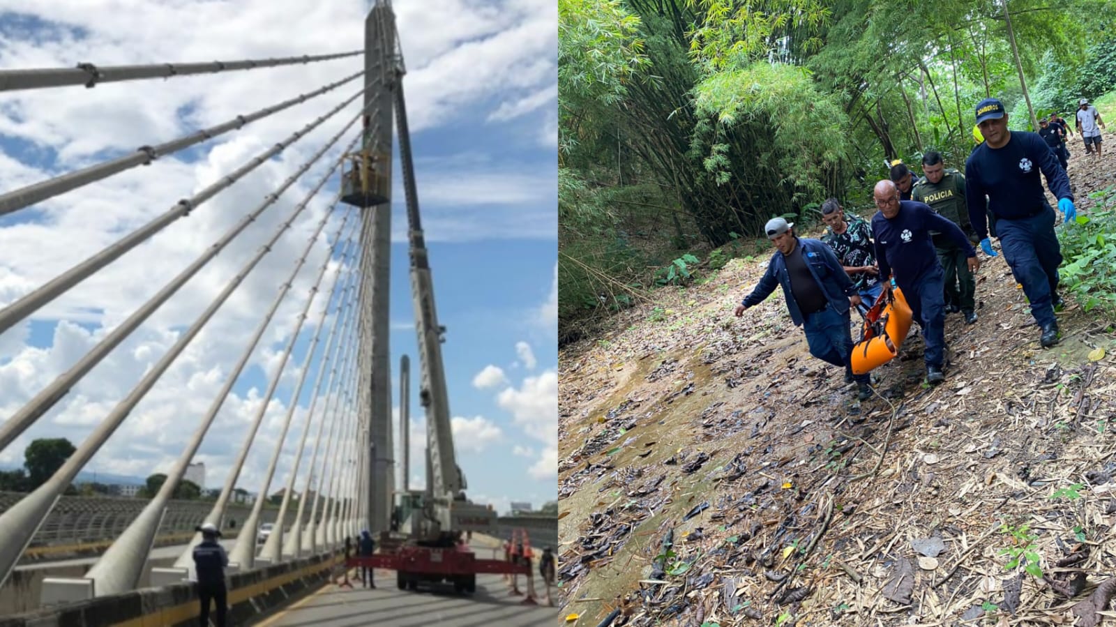 Joven se tiró del puente de la novena en Bucaramanga y sobrevivió