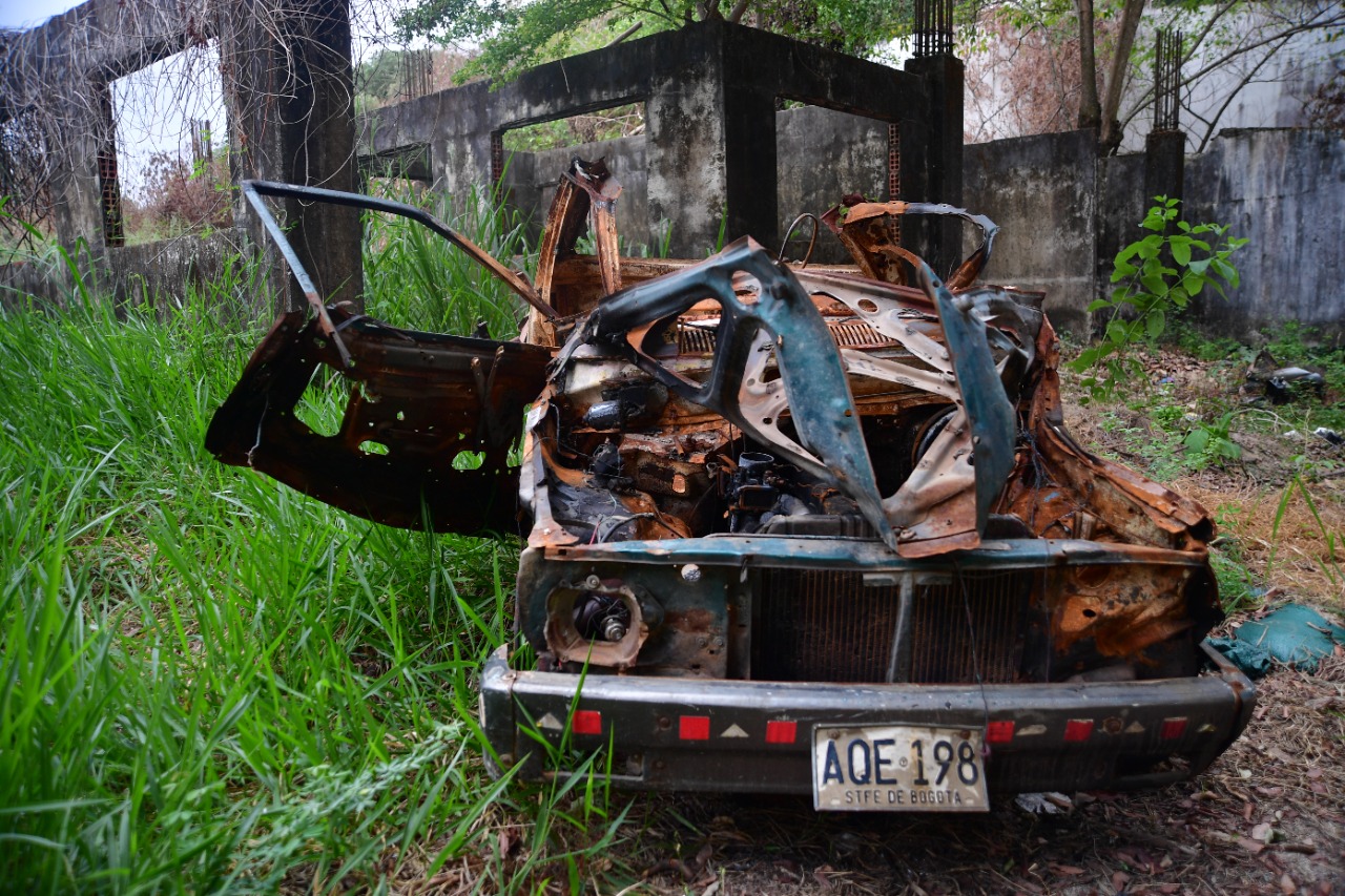 Carro bomba en Saravena Arauca