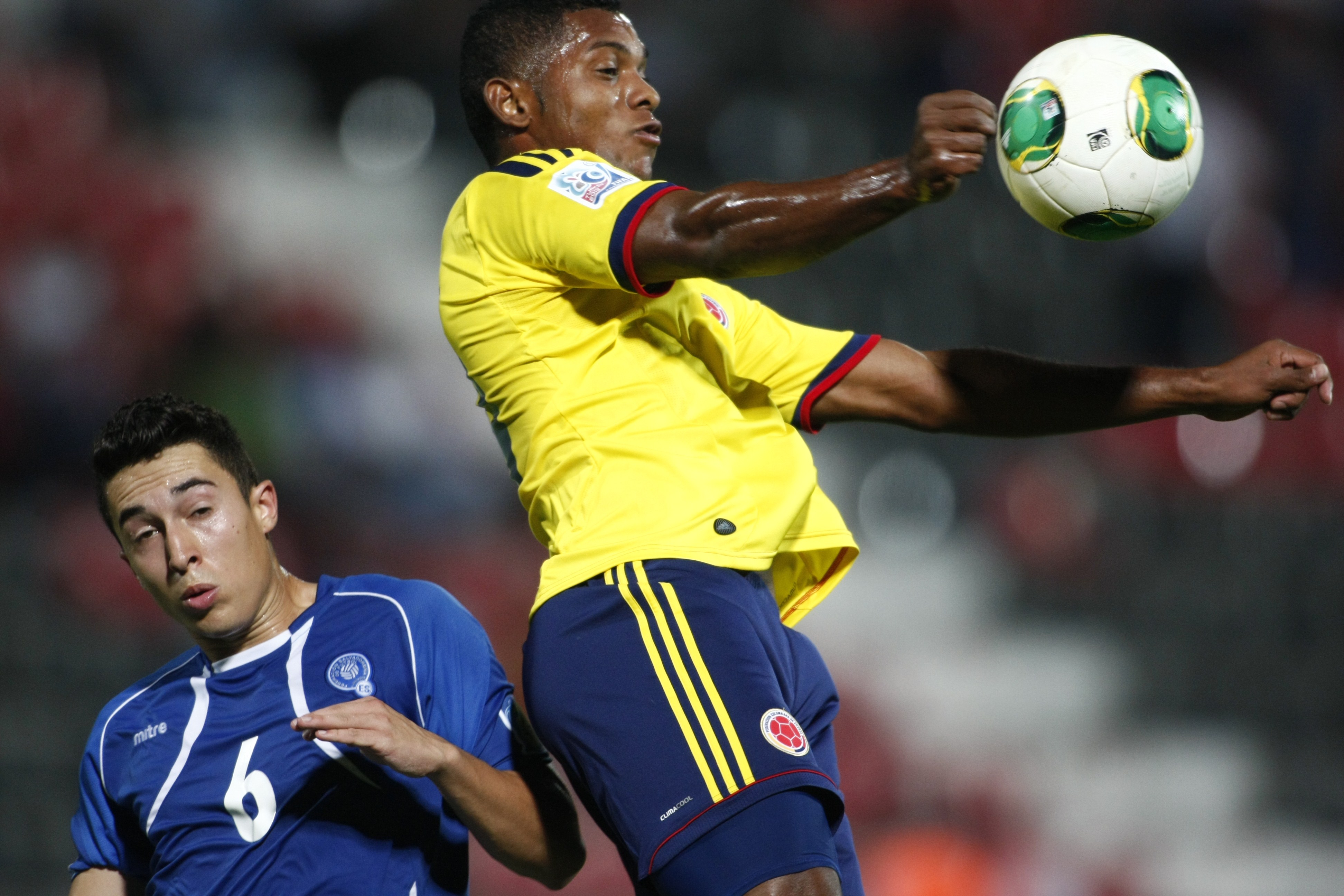 Miguel Ángel Borja en el Mundial Sub-20 de Turquía 2013.