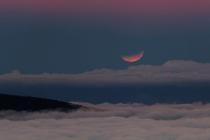La luna roja se podrá ver en toda Colombia este miércoles