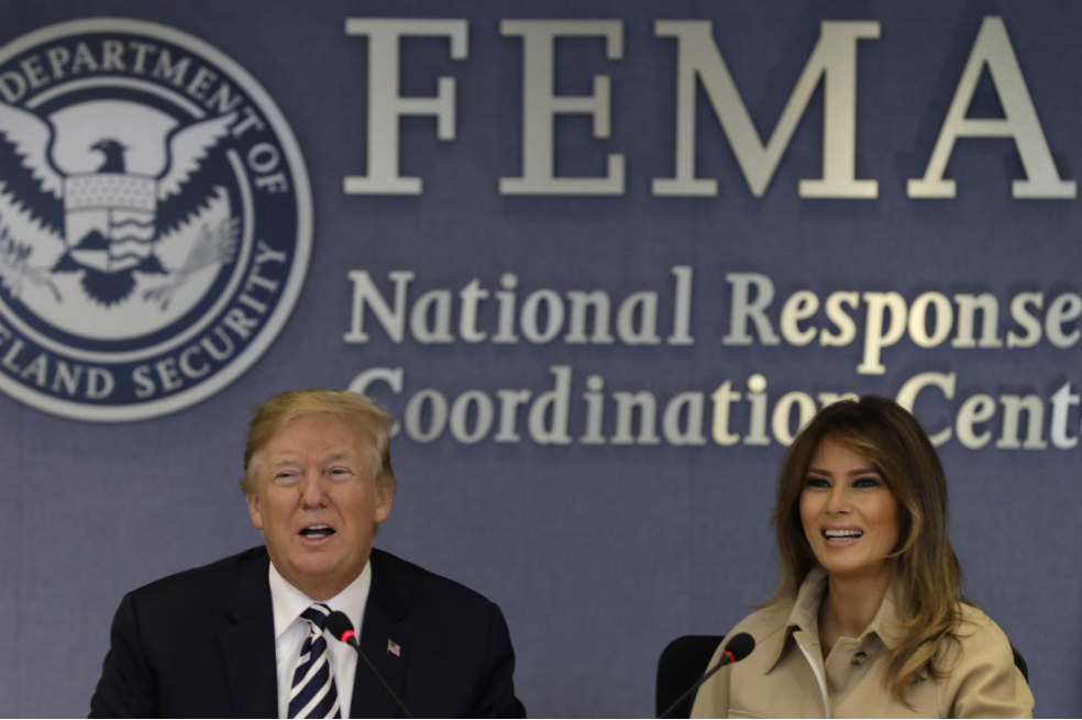 Melania Trump apareció de nuevo en público en Washington