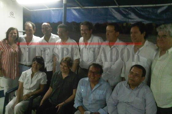 Las fotos del planchón de los magistrados de la Corte