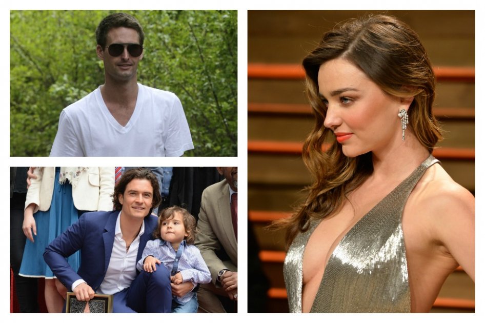  Miranda Kerr presume de su 'familia moderna' junto a Evan Spiegel y Orlando Bloom.