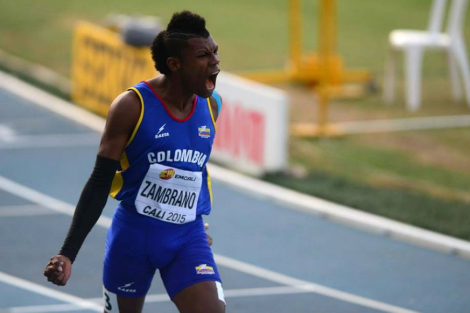 Anthony Zambrano clasificó a la final en el Mundial de Atletismo de Menores. Foto: IAAF