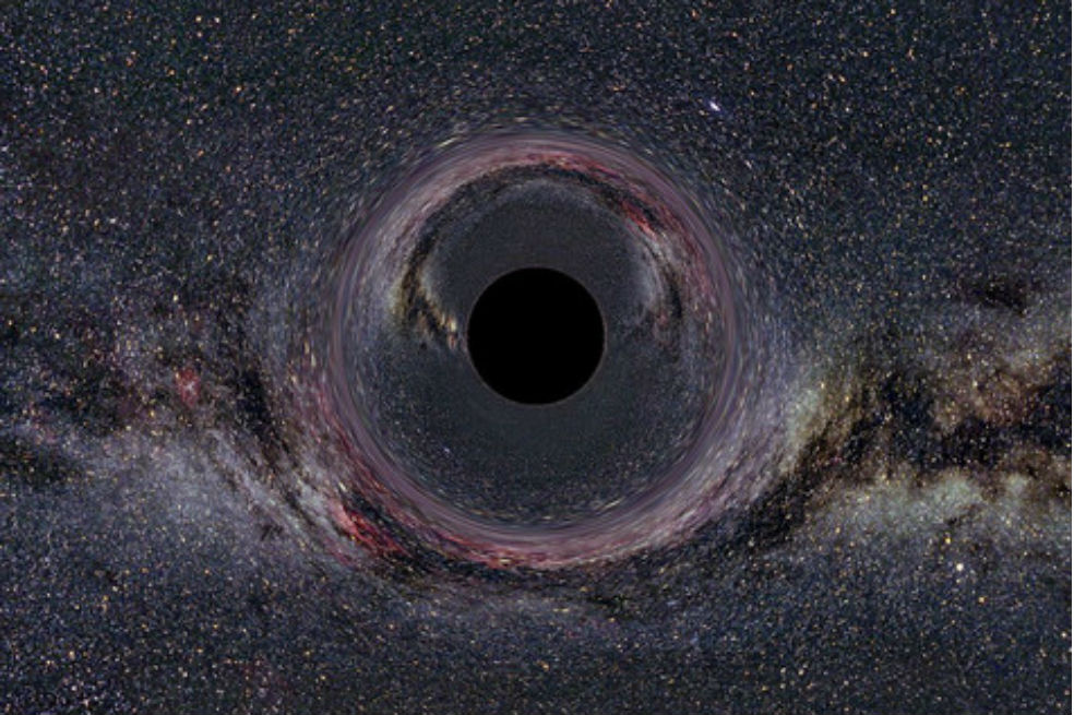 Simulación de un agujero negro. / Ute Kraus