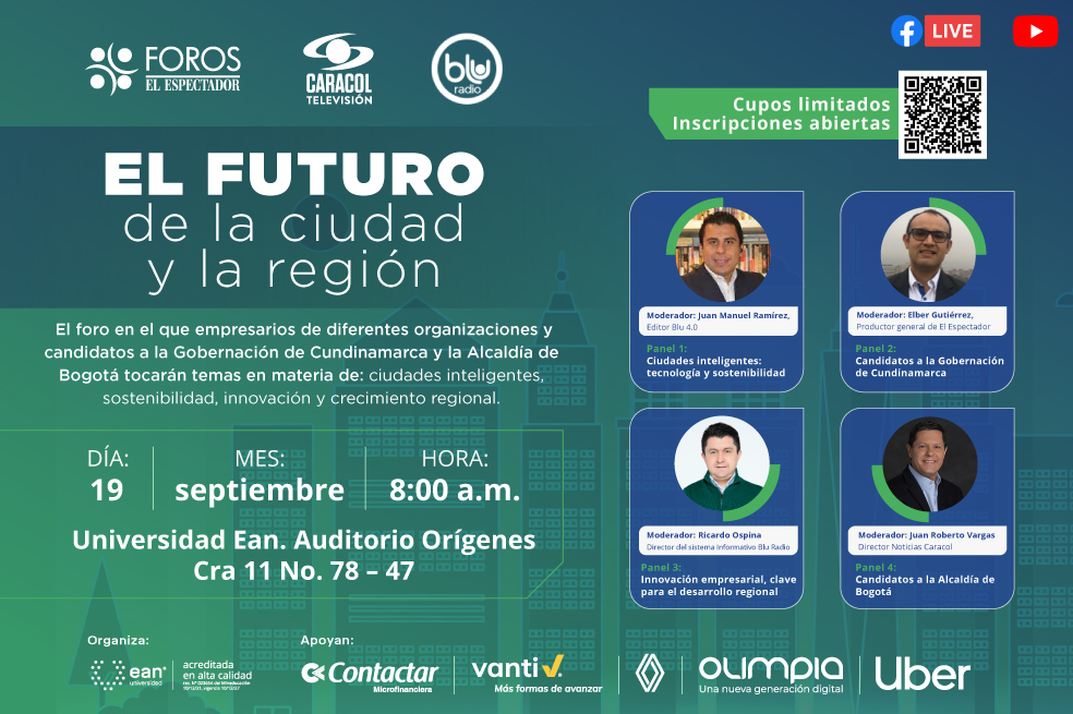 Reúne empresarios y candidatos a Alcaldía de Bogotá y Gobernación de Cundinamarca