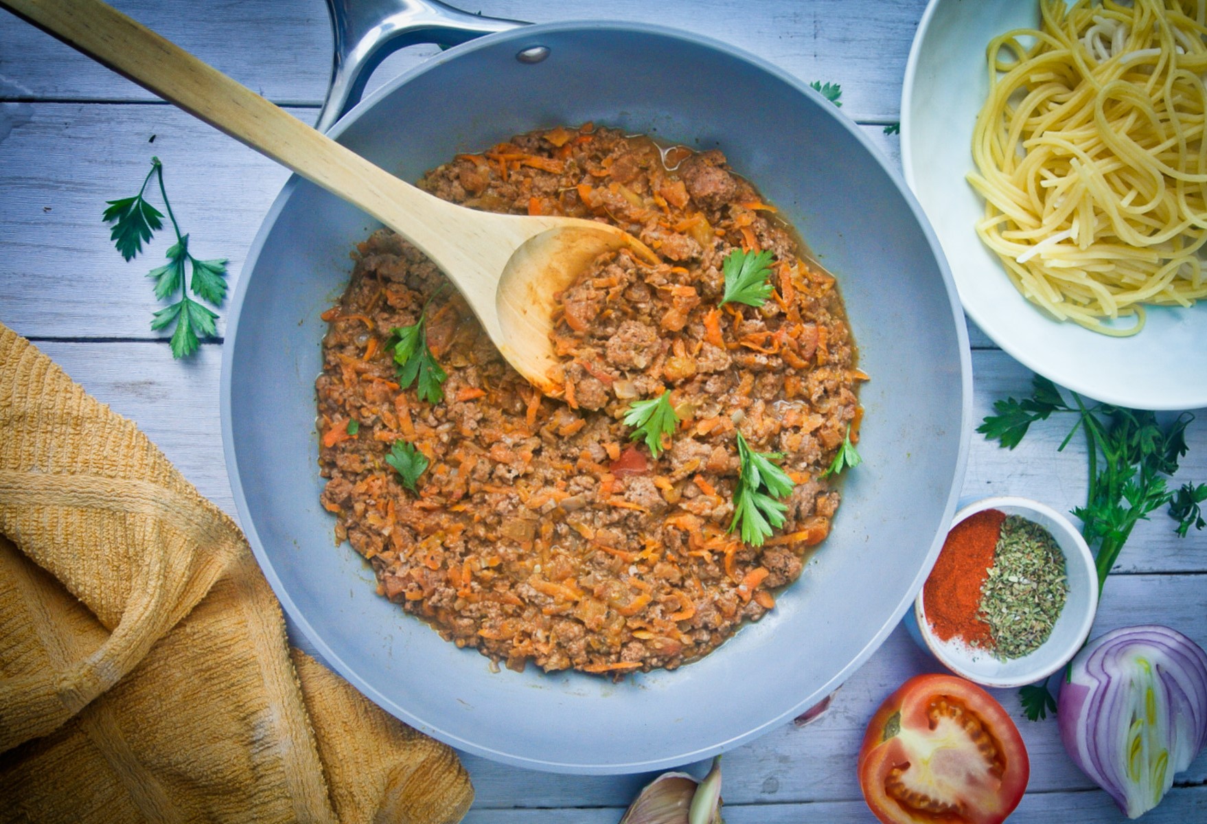 Usa esta salsa para preparar lasaña, pasta o como proteína del almuerzo o cena.