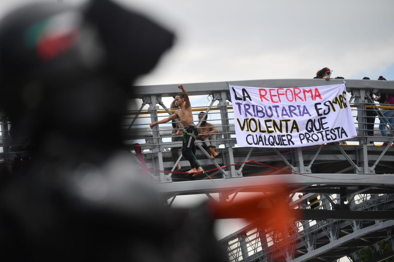 En el Paro Nacional también hubo momentos de paz