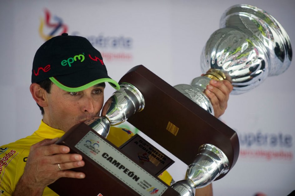 Óscar Sevilla, campeón de la Vuelta a Colombia