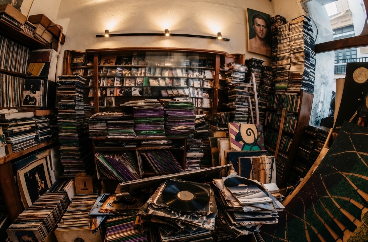 Conseguir vinilos en la Bogotá de 1.987