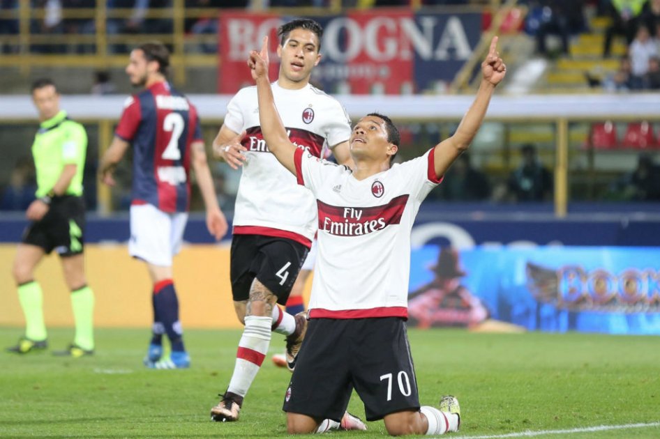 Carlos Bacca, mentalizado en lograr el pase a la Europa League con el Milan