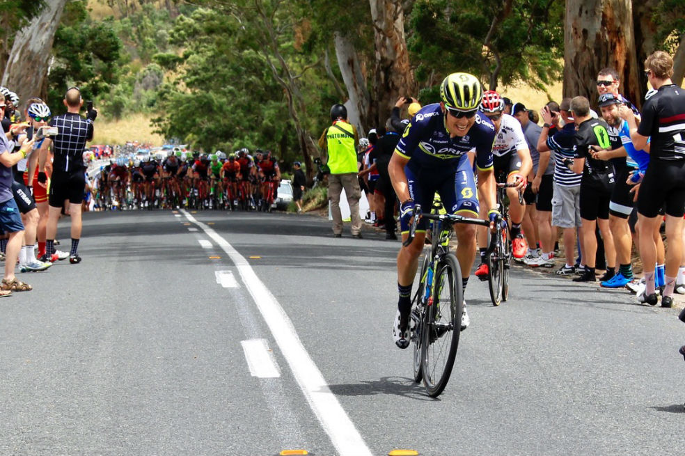Esteban Chaves se ubica en el top-10 de la Vuelta a España. / Orica Scott
