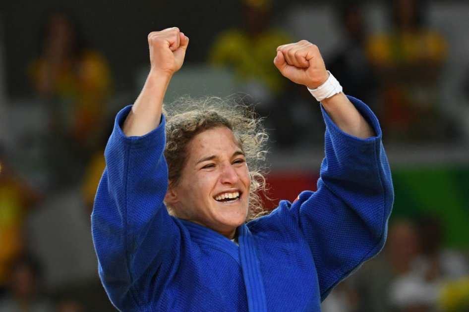 Paula Pareto ganó la primera medalla para Argentina. Foto: AFP