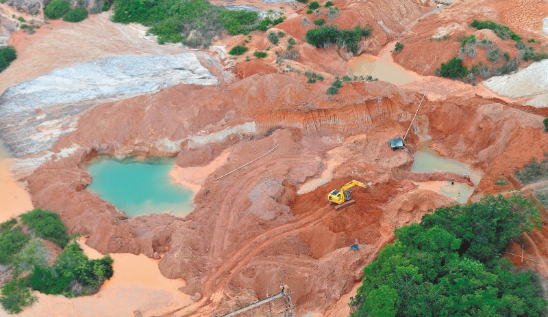 El estudio exploró la minería ilegal en el río Cauca y la ciénaga de Ayapel. / David Campuzano