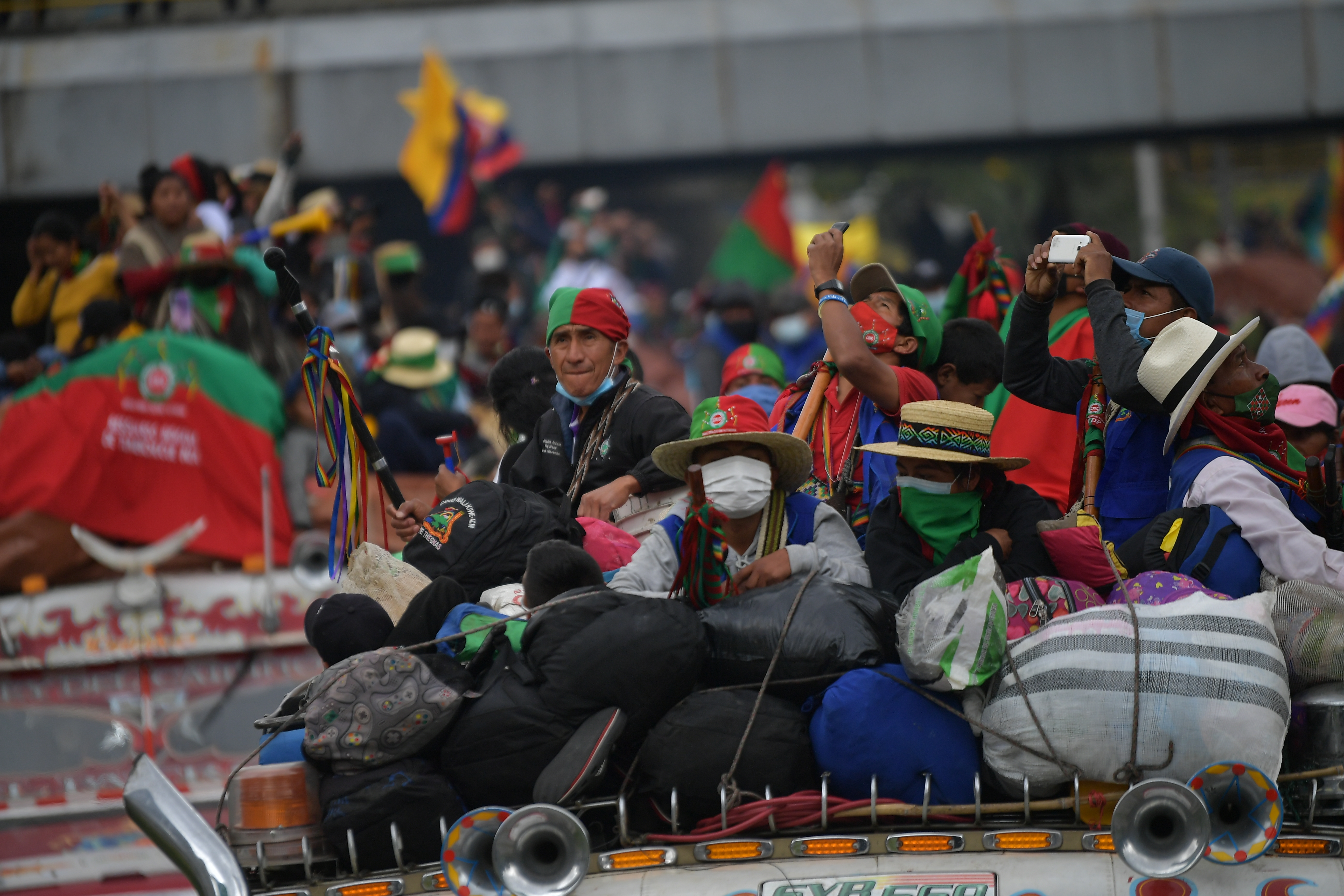 Choques entre civiles y Guardia Indígena en la vía Cali – Jamundí
