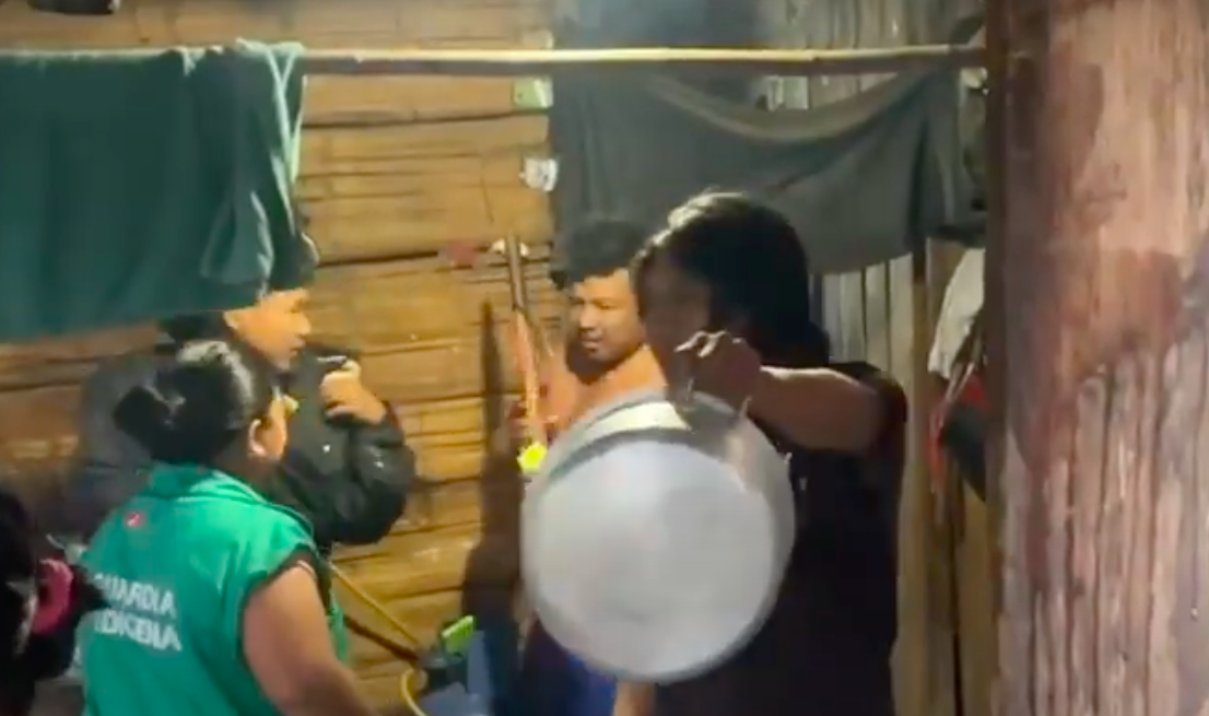 Con machete y agua caliente recibieron a Policía en allanamiento en Belén de Umbría