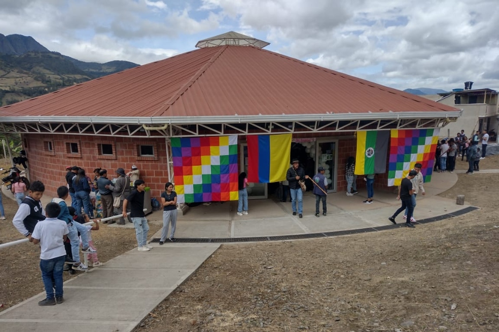 La Biblioteca Rural Itinerante - La tulpa de saberes está ubicada en la vereda Tapialquer Bajo del municipio de Tangua (Nariño).