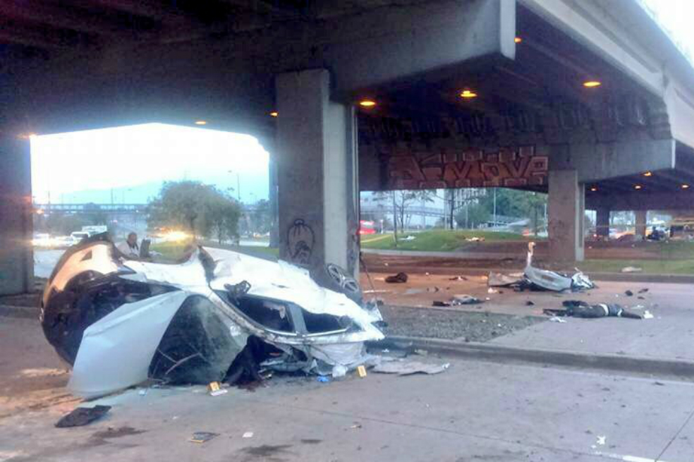 Aparatoso accidente en Puente Aranda dejó tres muertos
