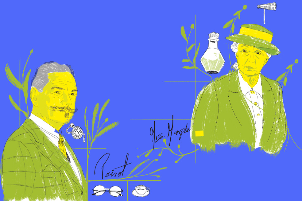 Hércules Poirot y Miss Marple son dos de los personajes más recordados de las novelas de Agatha Christie.