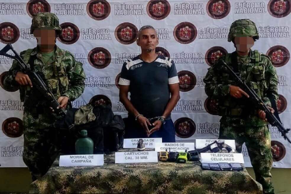 Capturan a “el Mudo”, buscado por investigaciones de asesinatos a líderes sociales