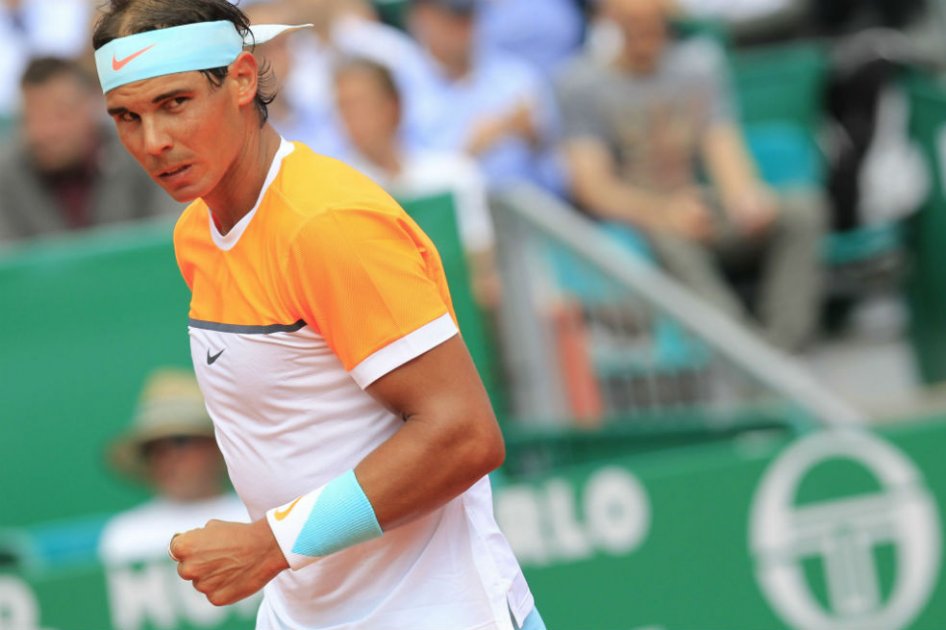 Rafael Nadal celebra su paso a semifinales en Montecarlo. Foto: AFP