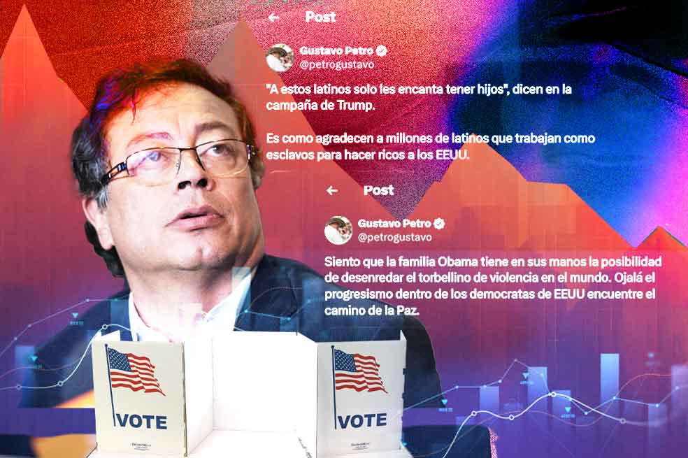 Harris vs. Trump: Petro tiene en juego tres puntos de honor en medio de elecciones