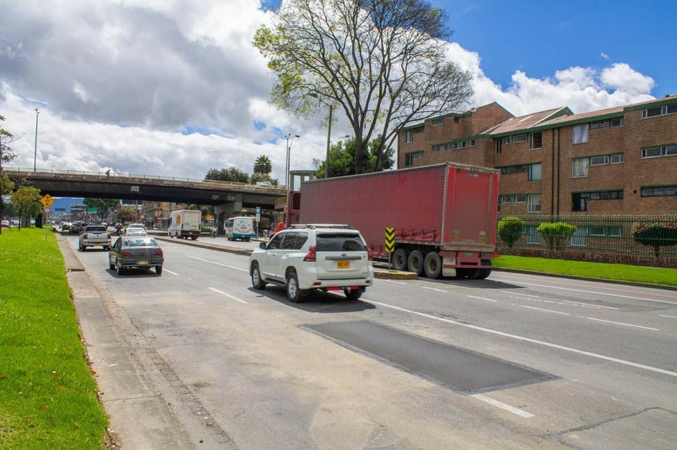 Intensifican obras de mantenimiento en Av. Boyacá para mejorar movilidad en Bogotá