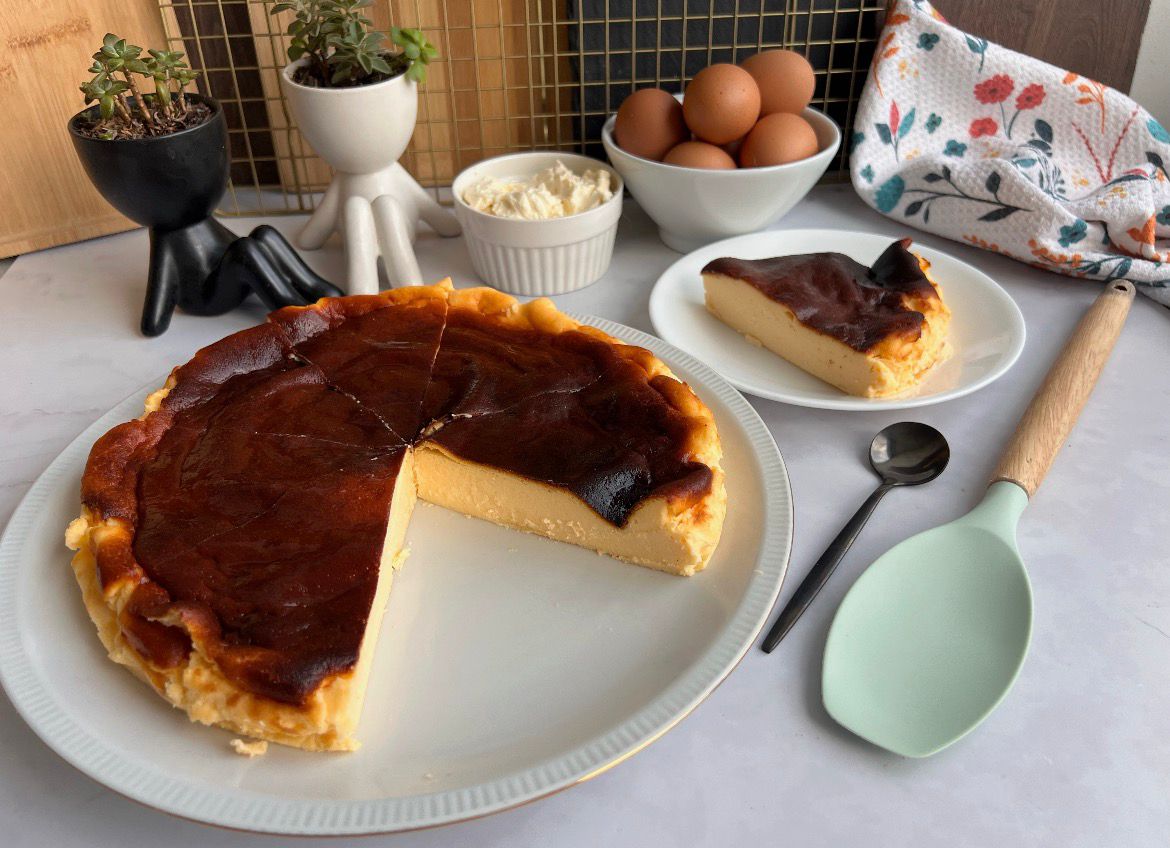 Esta es la receta para preparar una torta vasca
