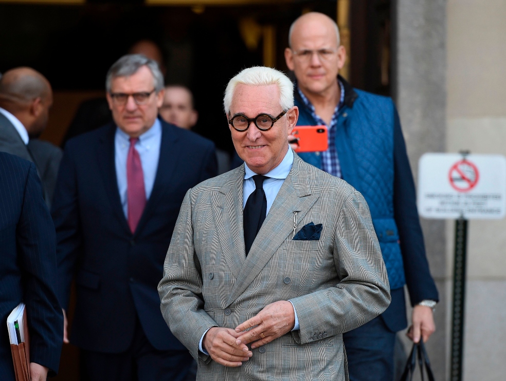 Roger Stone, otro amigo de Trump beneficiado con el perdón presidencial