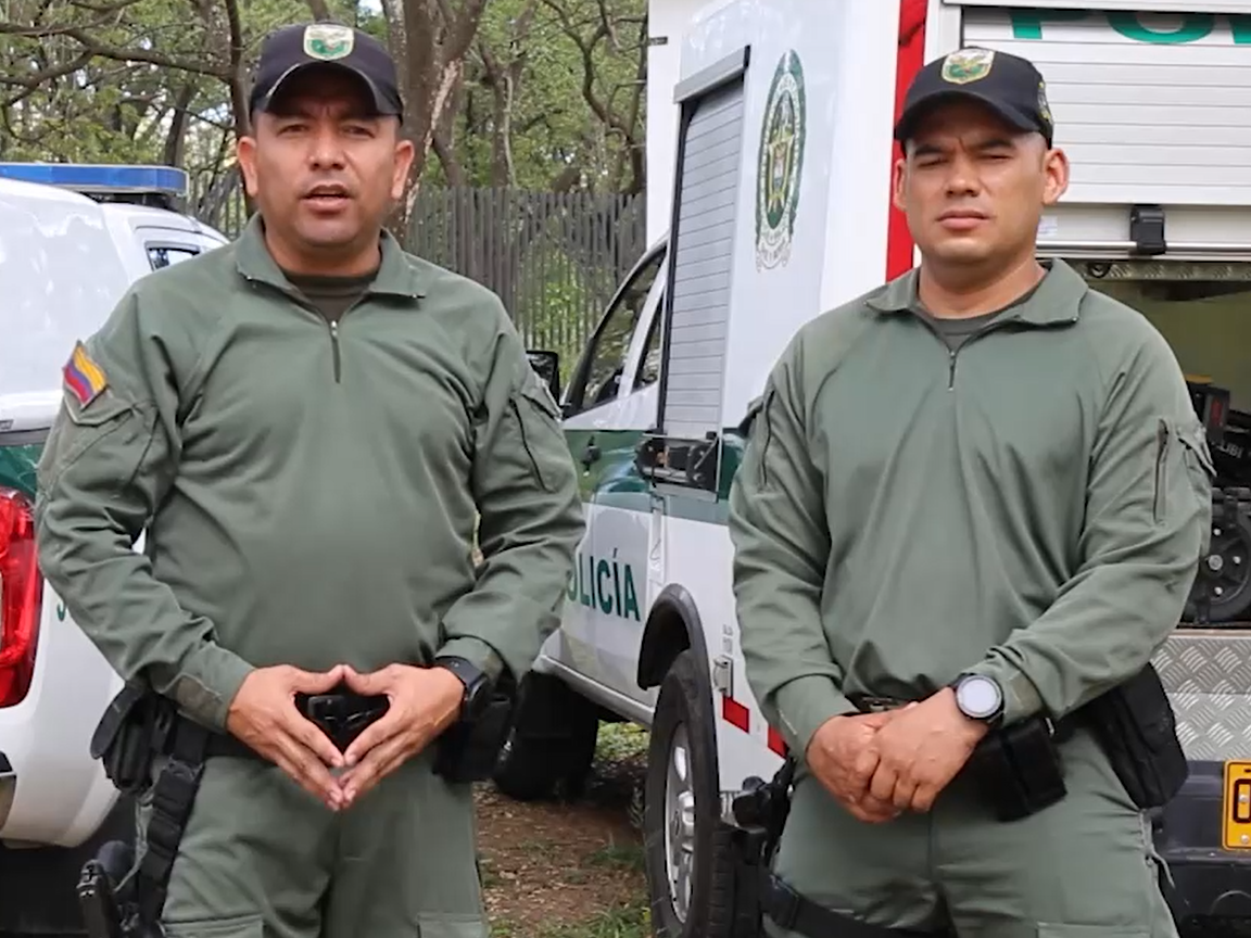 Estos son los dos policías que murieron en atentado del aeropuerto de Cúcuta
