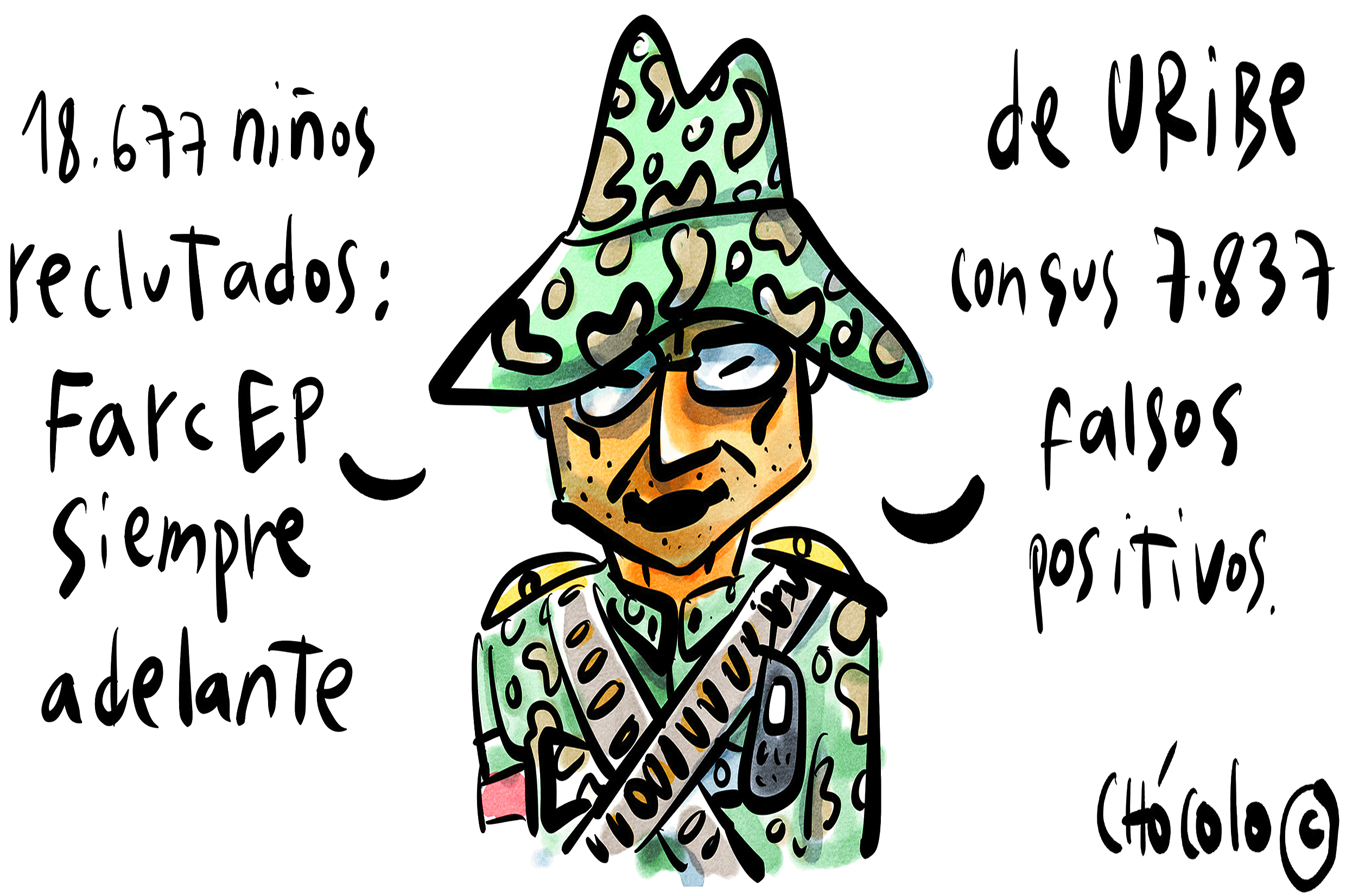 Las FARC siempre adelante de Uribe