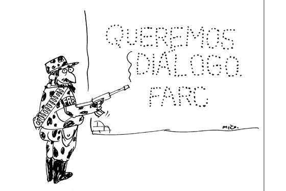 Queremos diálogo. Farc