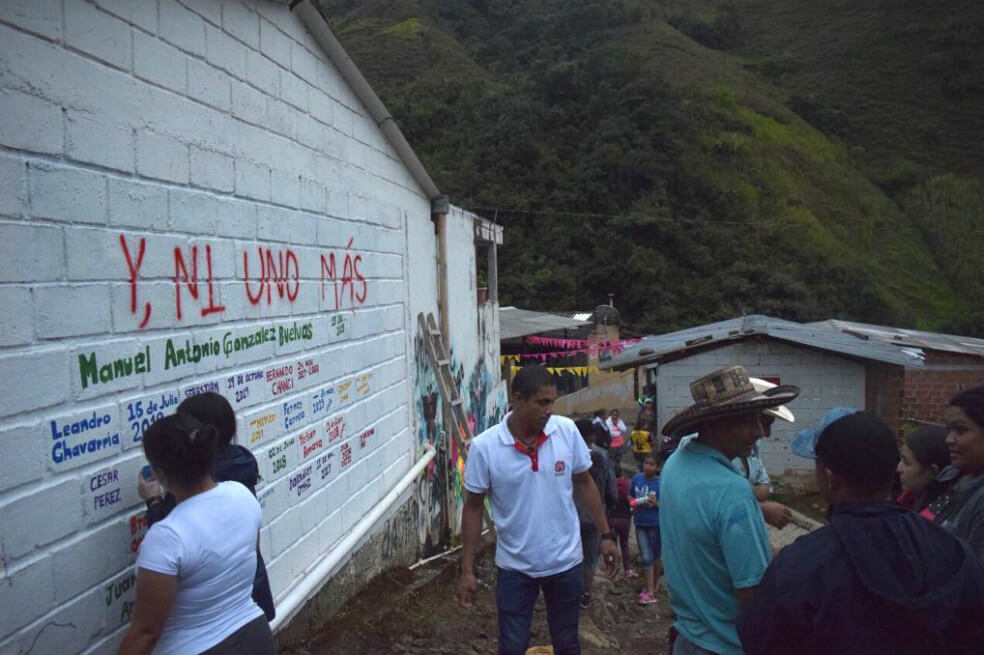 En Ituango, campesinos y excombatientes se unieron en acto de memoria para rechazar la violencia