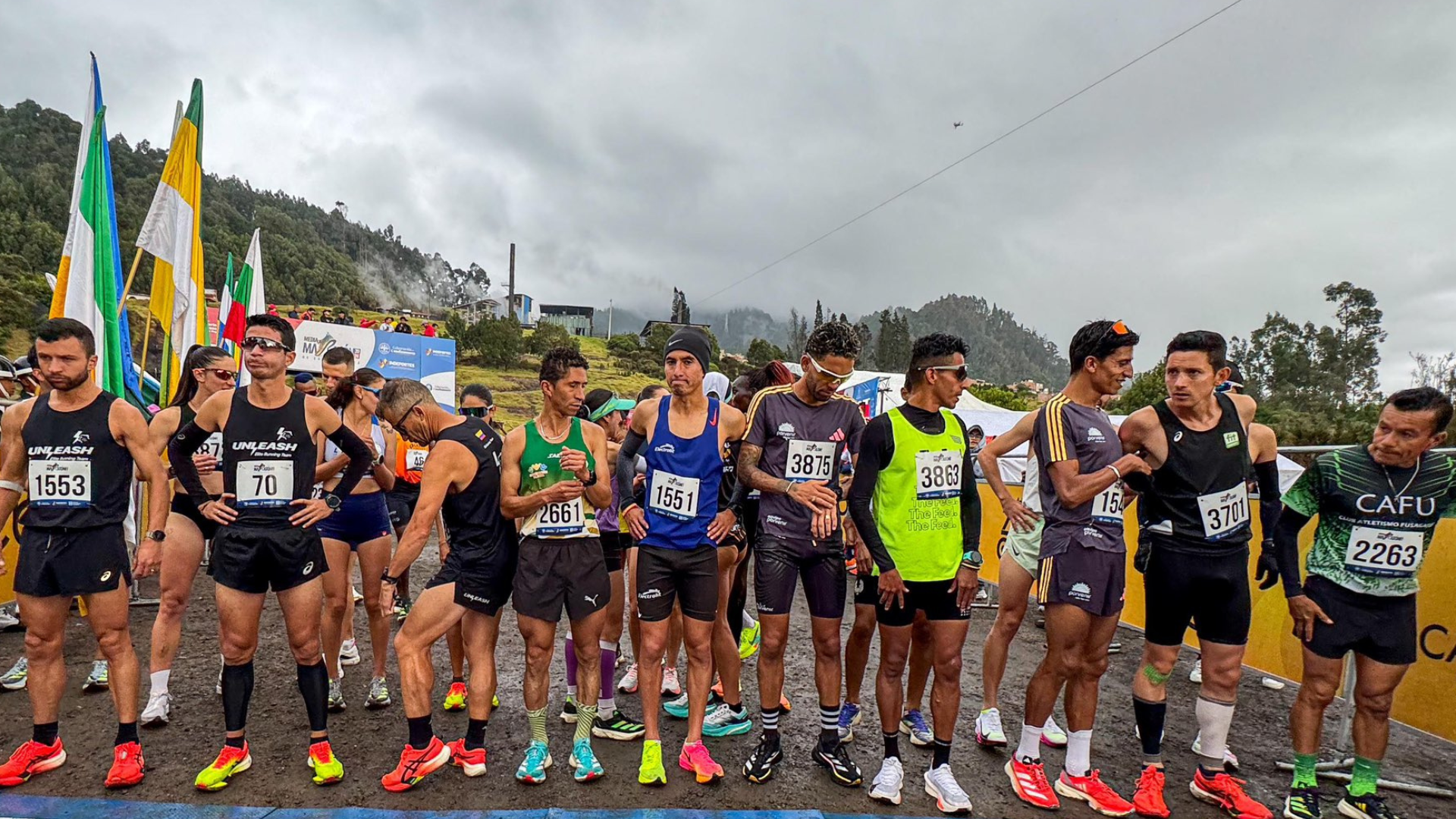 Cundinamarca es protagonista de la primera media maratón con 21 atletas élite