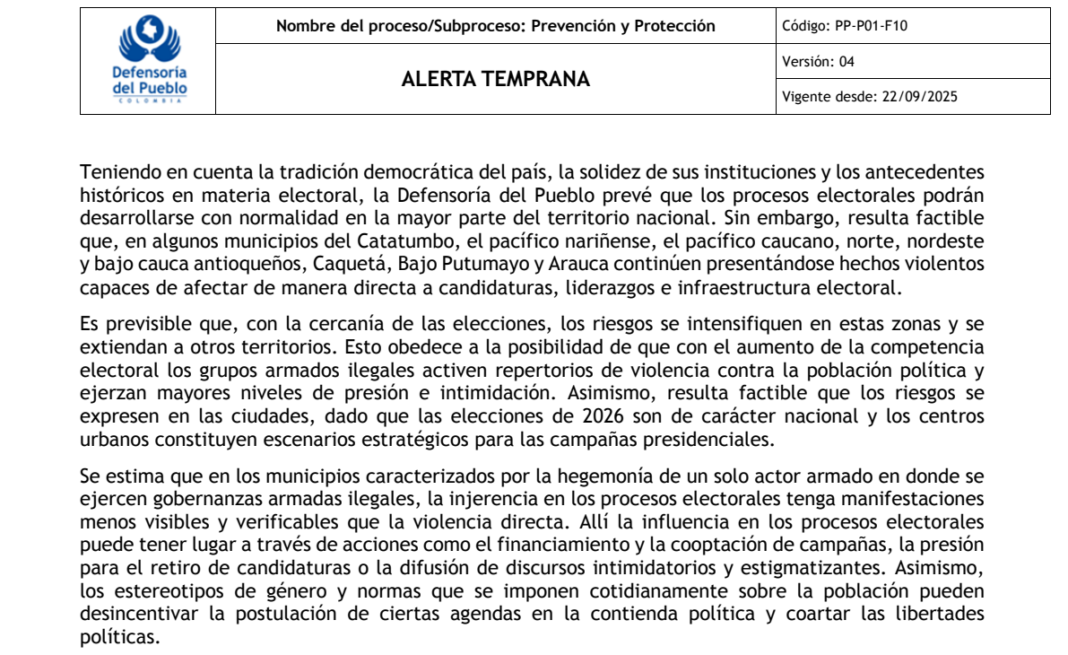 Alerta temprana