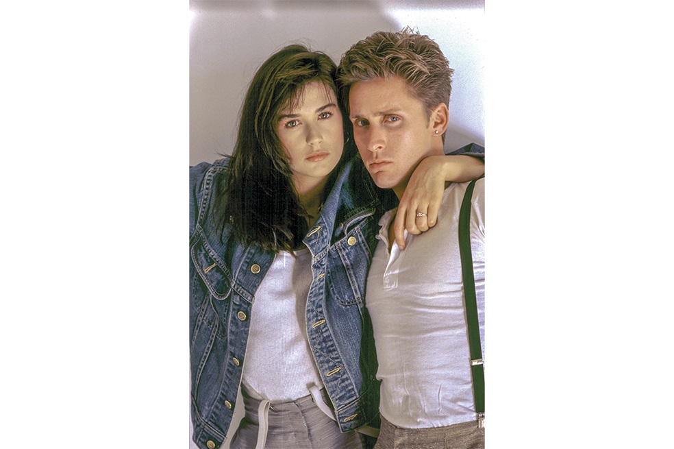 Demi Moore y emilio Estevez