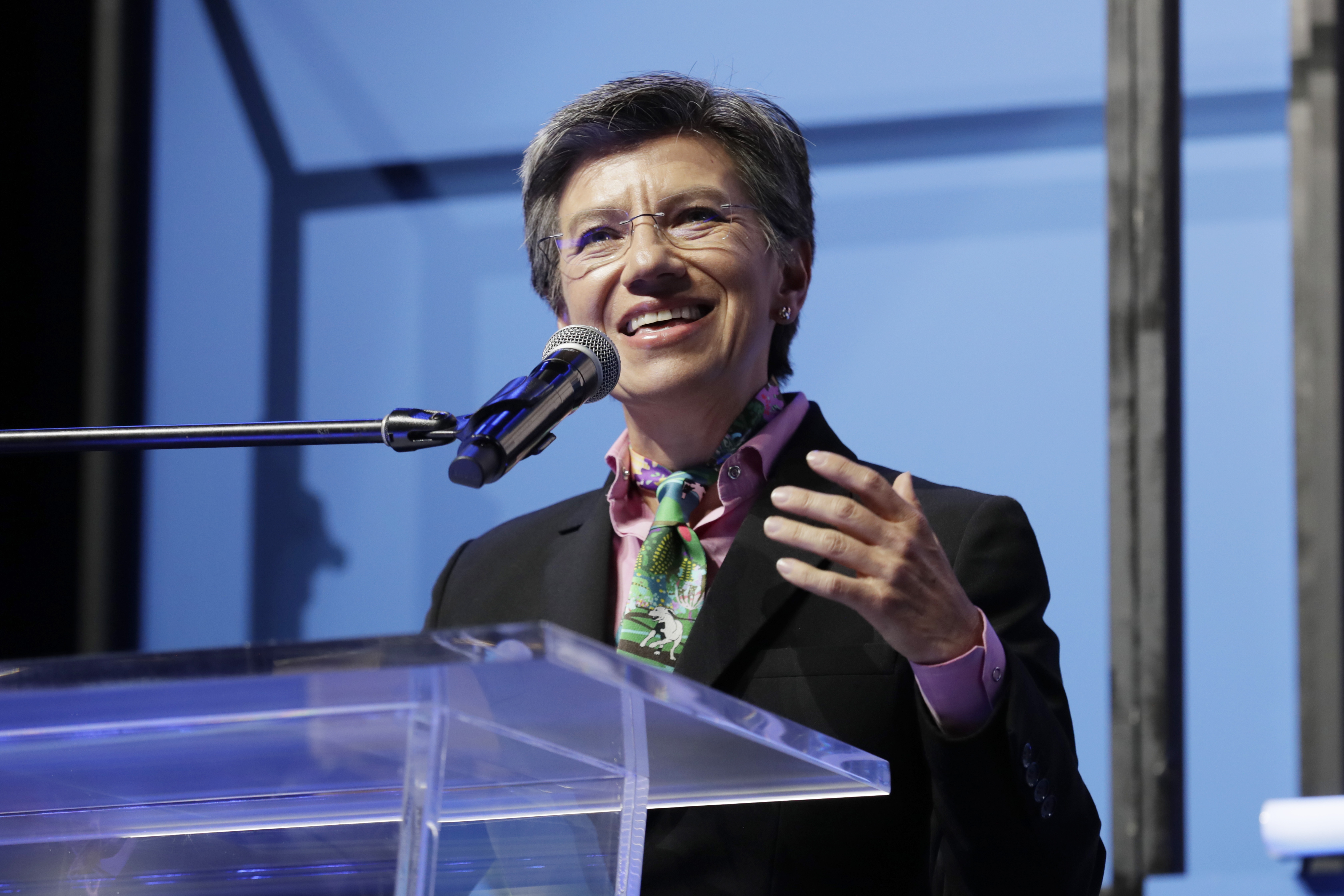 Claudia López pidió que recursos internacionales para los ODS se giren a gobiernos locales