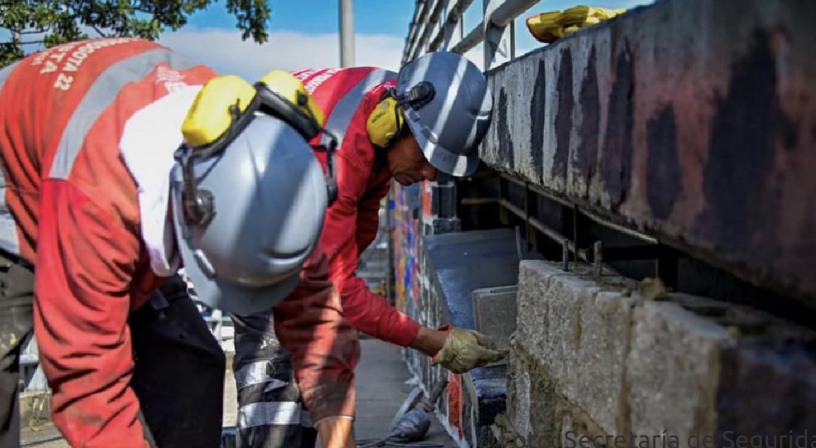 Intervienen puente de la NQS con calle 19 y sellan escondites usados para hurtos