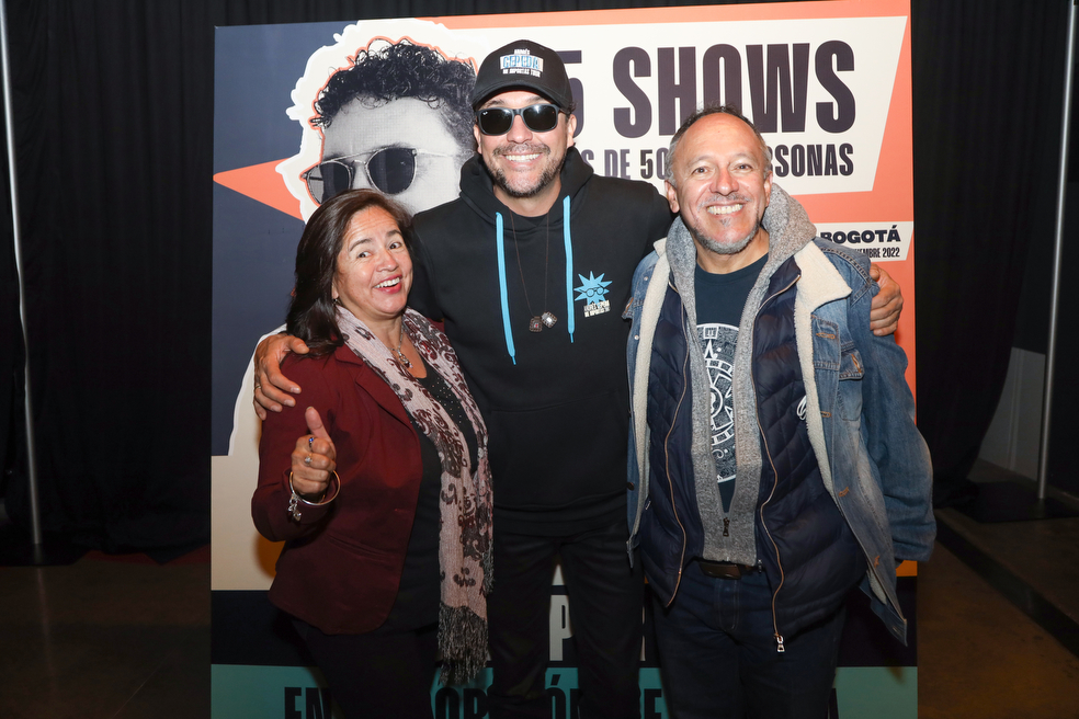 Janneth Lopez , Andres Cepeda y Orlando Acosta Andres Cepeda Dek Tour