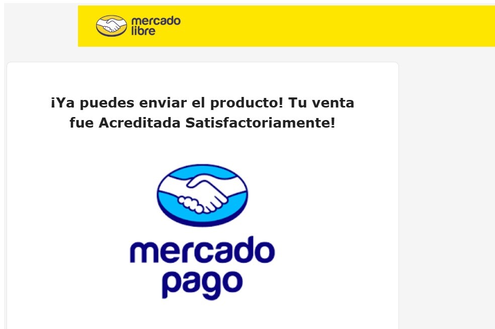 Pantallazo de la supuesta transacción a través de Mercado Pago para que el usuario entregara su cámara. Todo era falso.