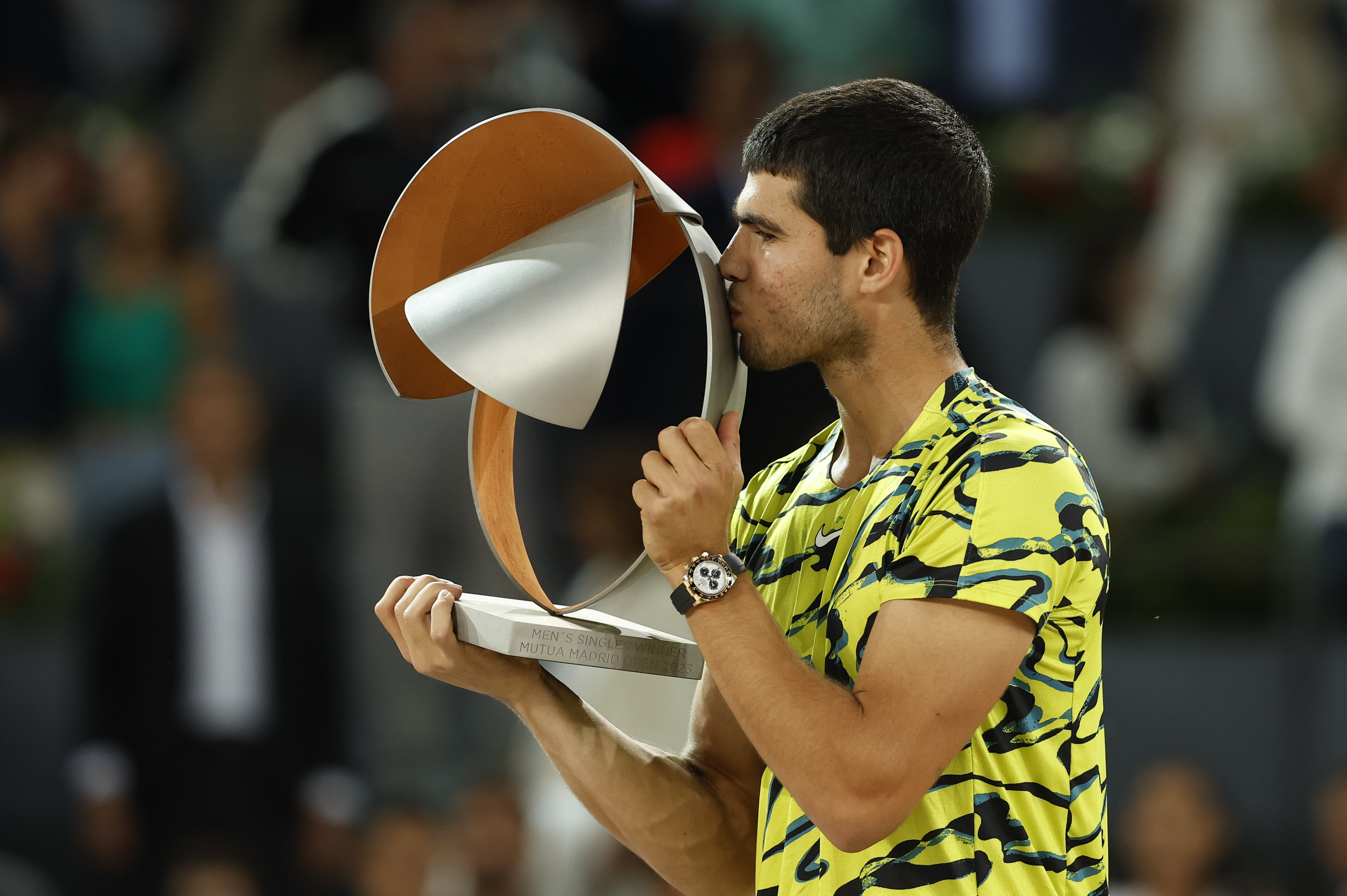Alcaraz venció a Struff y revalidó su título en el Masters 1000 de Madrid