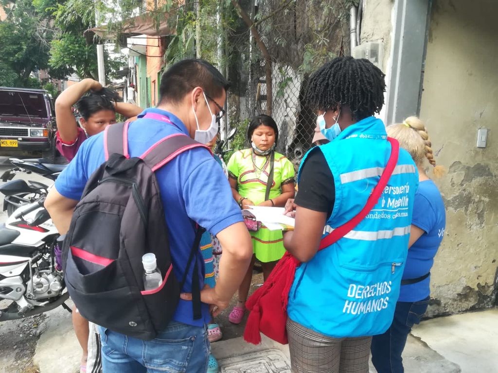 A Medellín llegaron casi 200 desplazados desde el Carmen de Atrato, Chocó