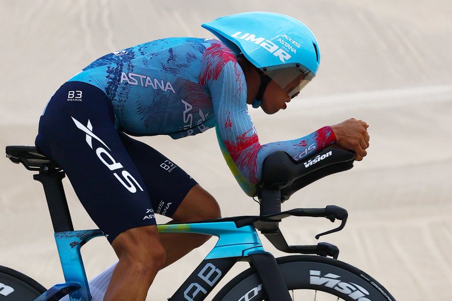 Harold Tejada se mantiene en el top-10 de la clasificación general del UAE Tour