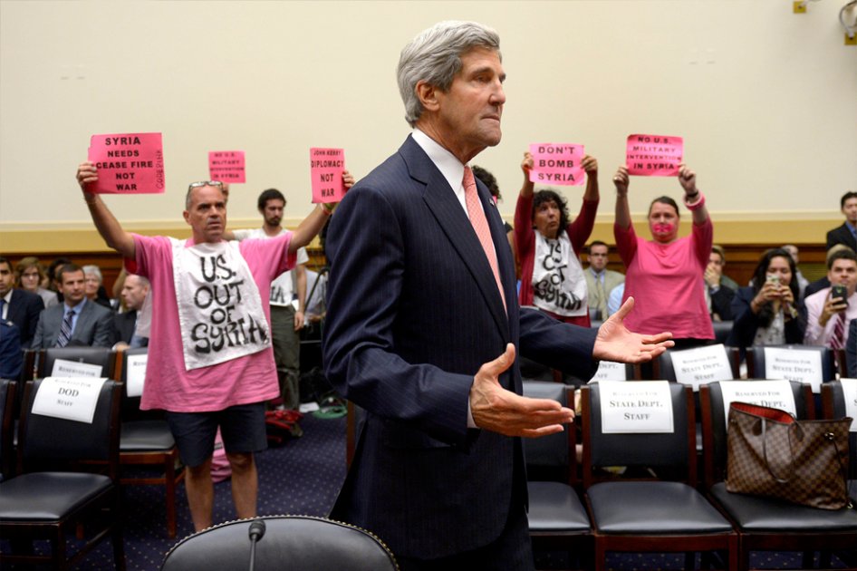 El secretario de Estado, John Kerry, en la Comisión de Relaciones Exteriores del Senado.