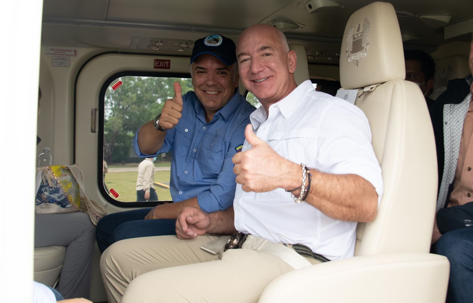 Jeff Bezos se reunió y voló con Iván Duque ¿Dónde estuvieron?